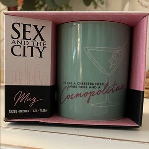 Sex and the City Mug with Martini Design